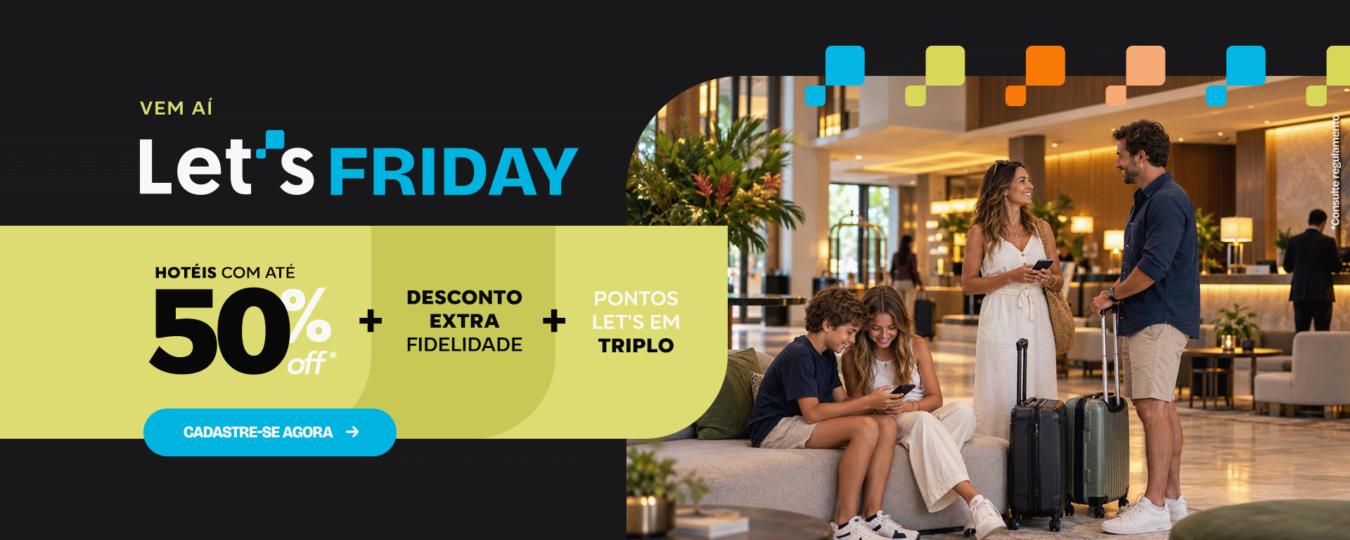 Vem ai Let's Friday a Black Friday do Let's Atlantica, cadastre-se e tenha acesso antecipado